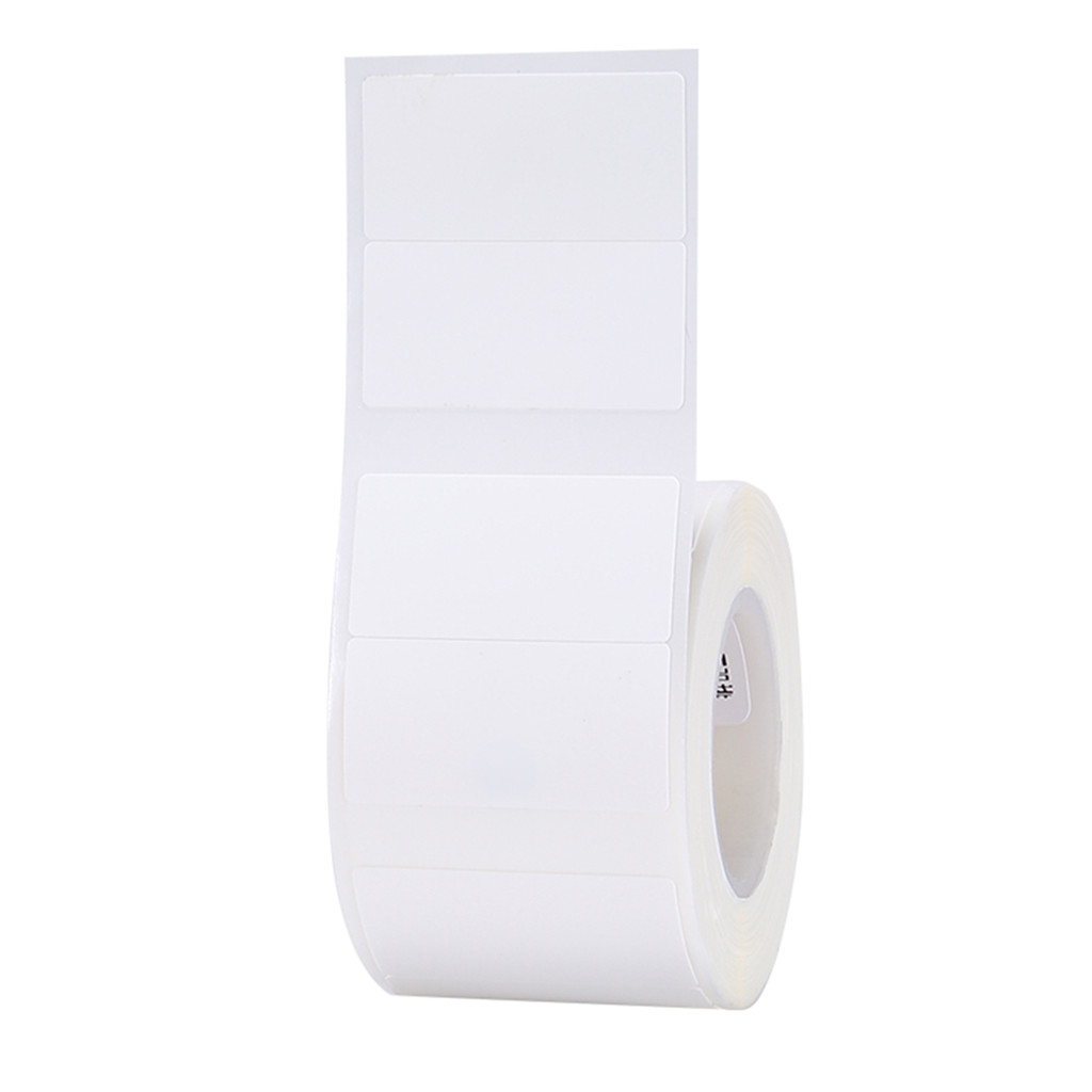 

Label paper Niimbot White Blank Thermal Printing Paper Roll for B21 Label Printer Barcode Price Size Name Label Paper Waterproof Oil-Proof Tear Resistant 30*15mm 460sheets/roll for B3S/B11 Thermal Printer for Home Organi