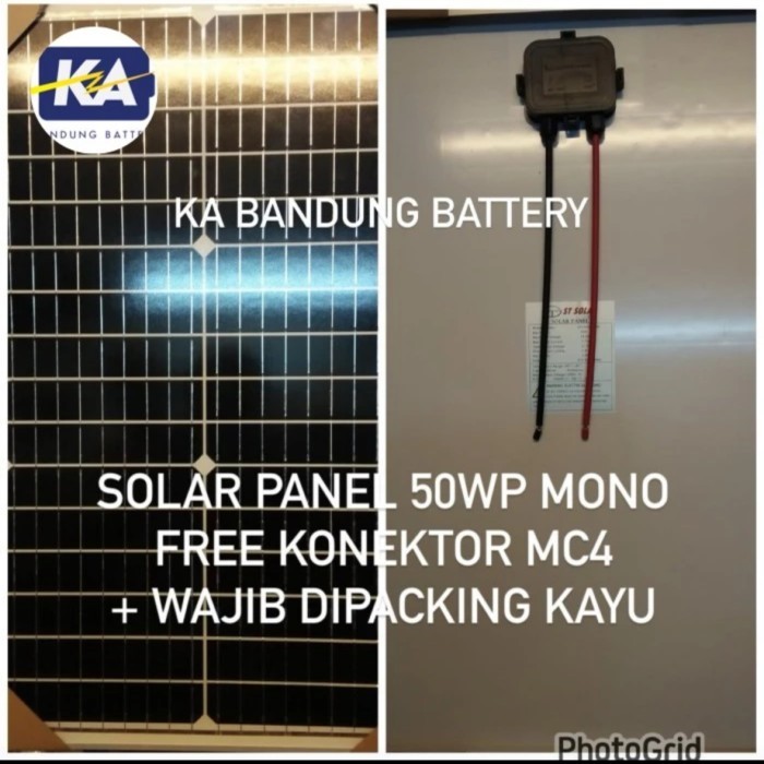 solar panel solar cell panel surya stc / solar module 50wp 50 wp