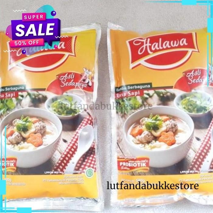 

KALDU HALAWA BUMBU MASAK PROBIOTIK 500 GR NON MSG HIGHT QUALITY !!