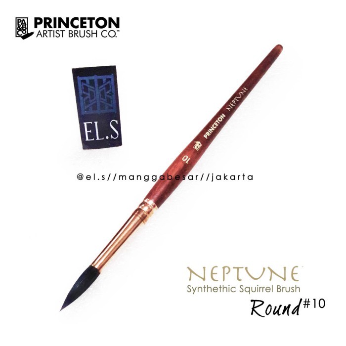 

HARGA DISC - Princeton Neptune Brush Round 10 ( Kuas Lukis )