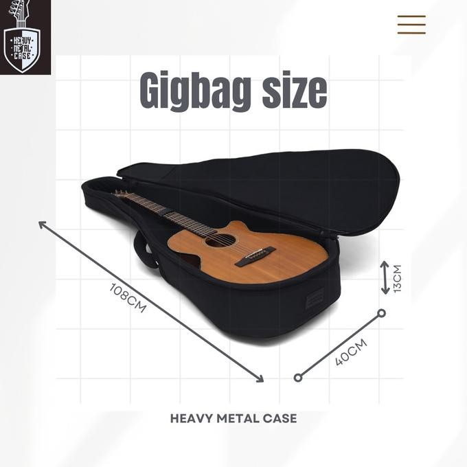 Murah Tas Gitar / Gig Bag / Semi Hardcase Akustik