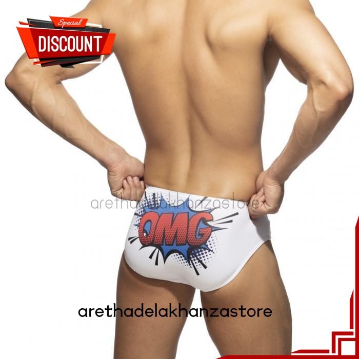 MINI BRIEF CELANA RENANG PRIA BIKINI AD OMG 3 WARNA  FREE ONGKIR BY ARETHA DELA KHANZA STORE 