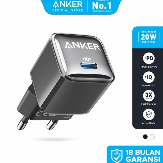 Murah Wall Charger Anker Powerport Nano Pro 20W - A2637
