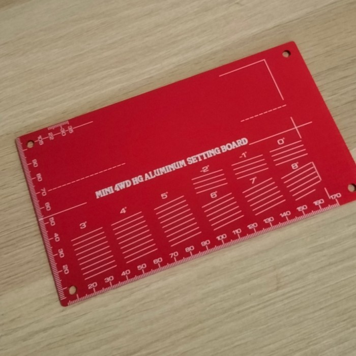 Setting Board Mini4wd Aluminium - Tamiya Rep