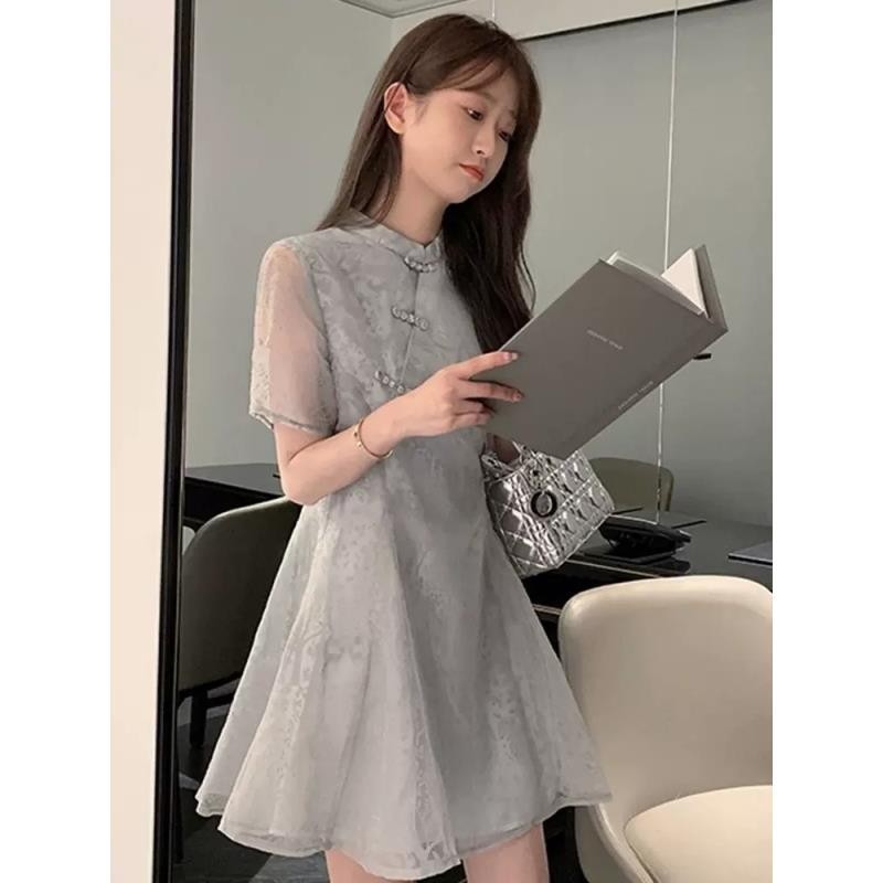 Summer Retro Minority Young Improved Cheongsam Dress