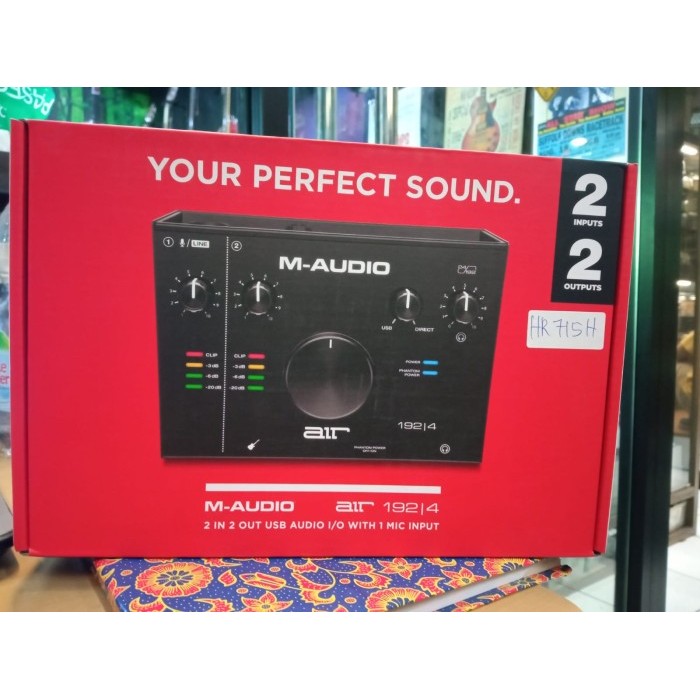 M AUDIO AIR 192/4 2 IN 2 OUT AUDIO INTERFACE / M-AUDIO AIR