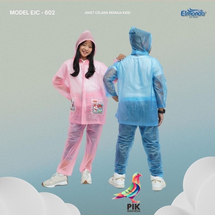 Ready Jas Hujan Setelan Anak Elmondo 602 (7-9 Tahun)