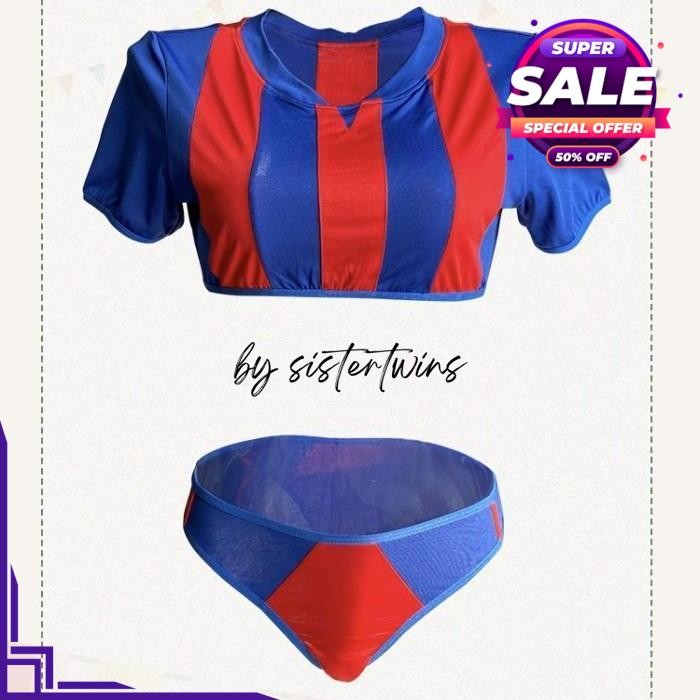 SET LINGERIE SEXY SERAGAM PEMANDU SORAK KOSTUM SUIT SERAGAM A BY SISTER TWINS STORE HIGHT CLASS 