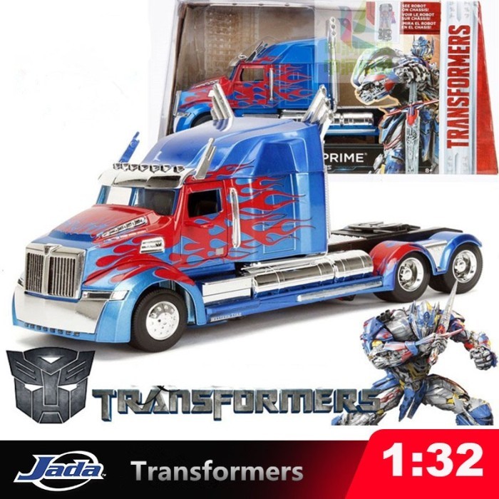 TERBARU JADA Transformers Optimus Prime Bumblebee Barricade Crosshairs ORI