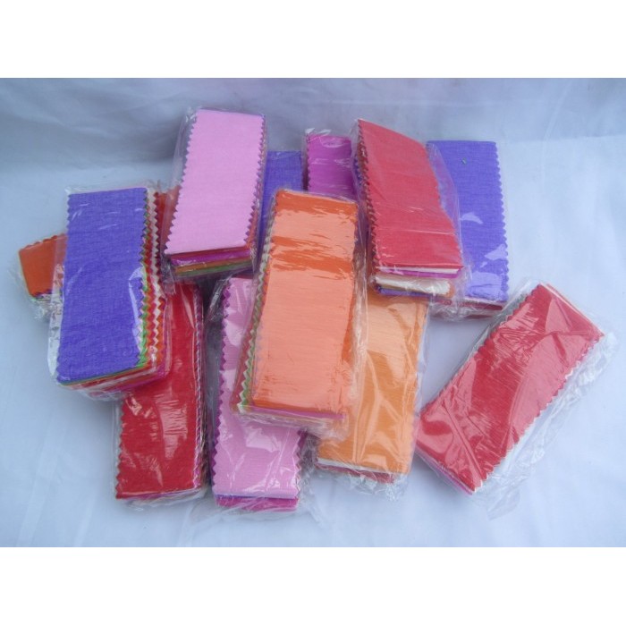 

TERBARU KERTAS CREP POTONG WARNA WARNI