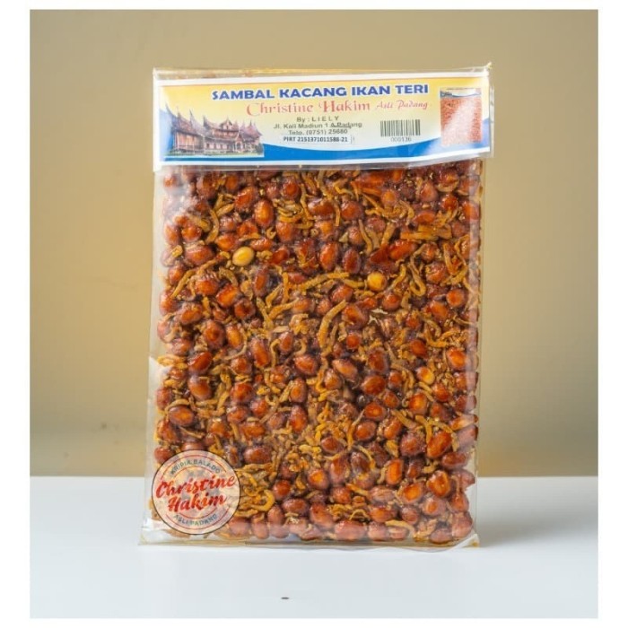 

NEW Kacang Balado Teri / Sambal Kacang Ikan Teri Lie Ly "Binaan Christine Hakim