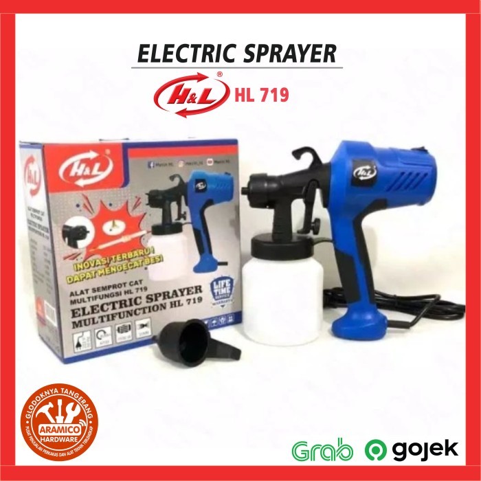 Order Langsung Saja Alat Semprot Cat Elektrik H&L 719 Multifungsi Electric Sprayer 719 H&L