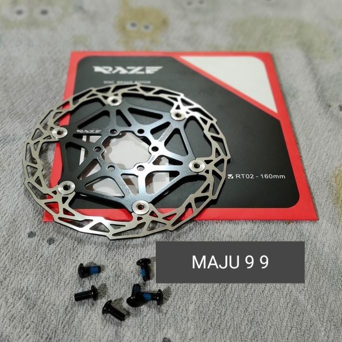 Rotor Disc Raze 160Mm 6 Bolt Piringan Disc Brake Sepeda Seli Mtb Lipat Hemat