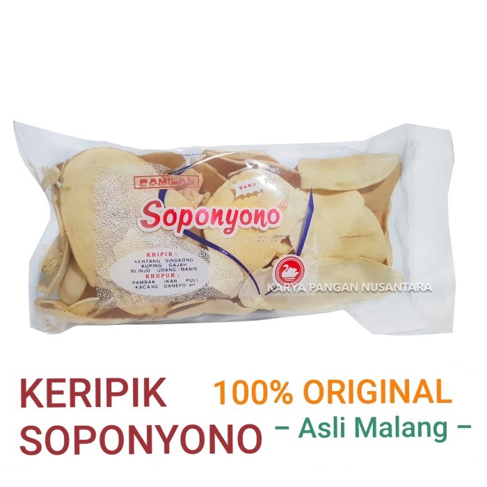 

TERBATAS Keripik Kentang Soponyono Original/ Kripik Kentang Soponyono Malang