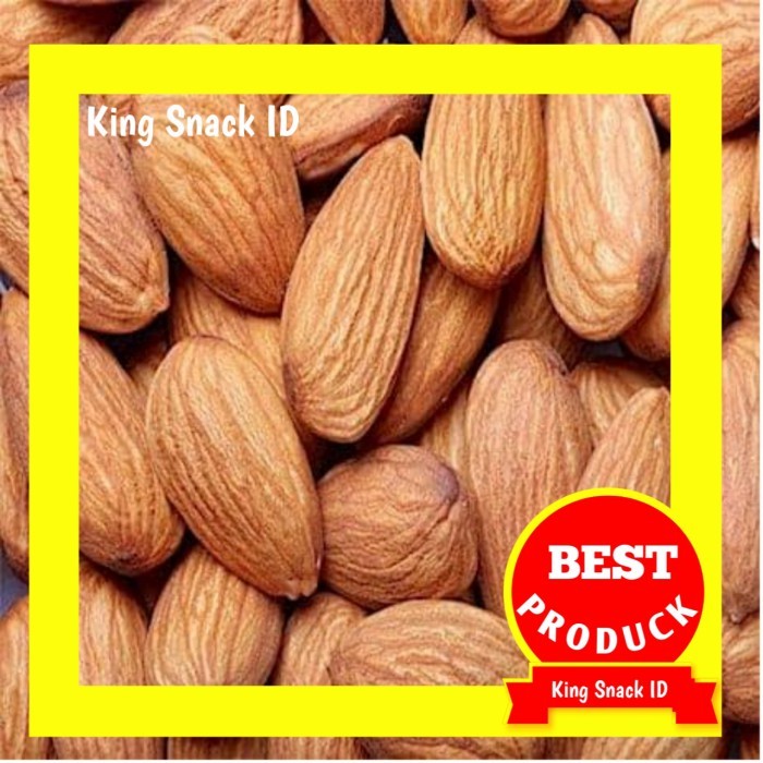 

TERUJI 1KG KACANG ALMOND PREMIUM / ALMOND SUPER ASLI AMERIKA / ALMON PANGGANG