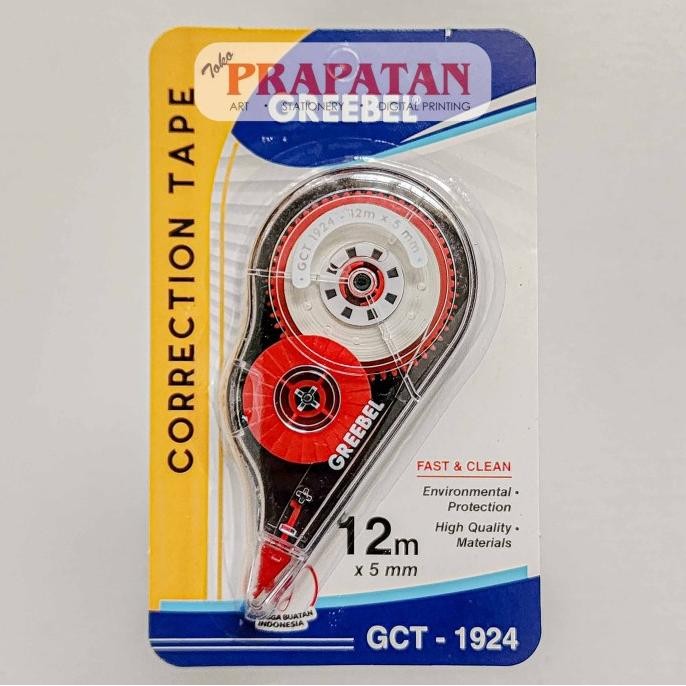 

New Arrival Greebel Correction Tape GCT-1924 | Tip Ex Kertas