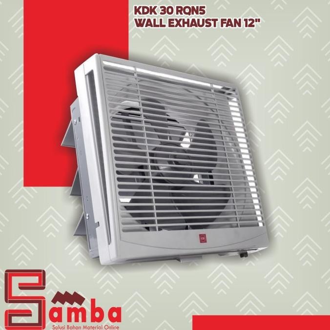 KDK 30 RQN5 WALL EXHAUST FAN 12" / KDK EXHAUST DINDING 12 INCH