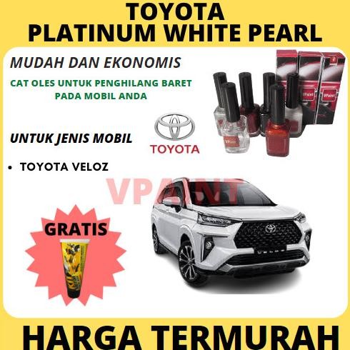 Cat Mobil Veloz Putih Platinum White Pearl Cat Oles Penghilang Baret Forsale