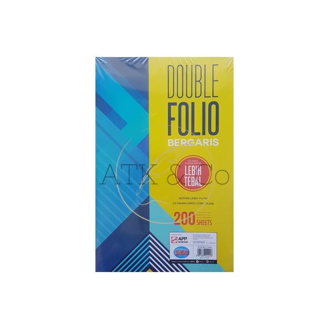 

Sale Kertas Double Folio Bergaris Sinar Dunia Isi 200 Lembar