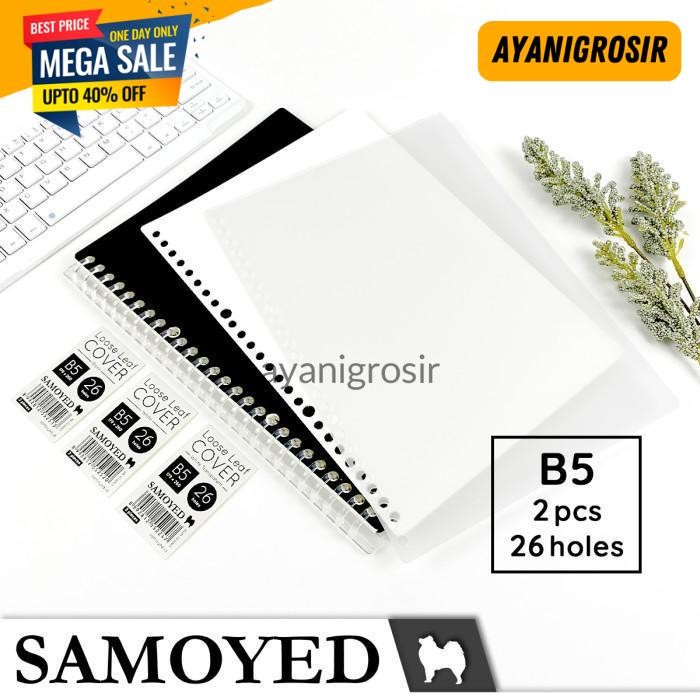 

CUCI GUDANG SAMPUL / LOOSE LEAF / NOTEBOOK COVER B5 SAMOYED CNPP-51 BY AYANI GROSIR !!