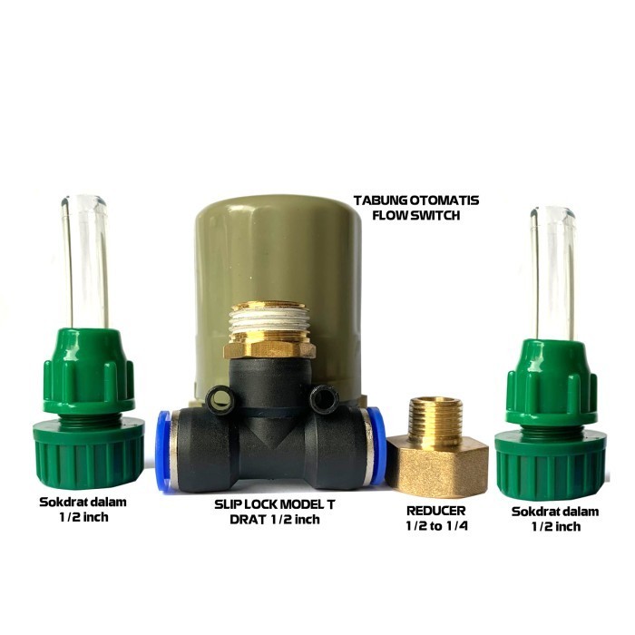 Pompa Pendorong Otomatis Serbaguna Dilengkapi Pressure Switch - P4