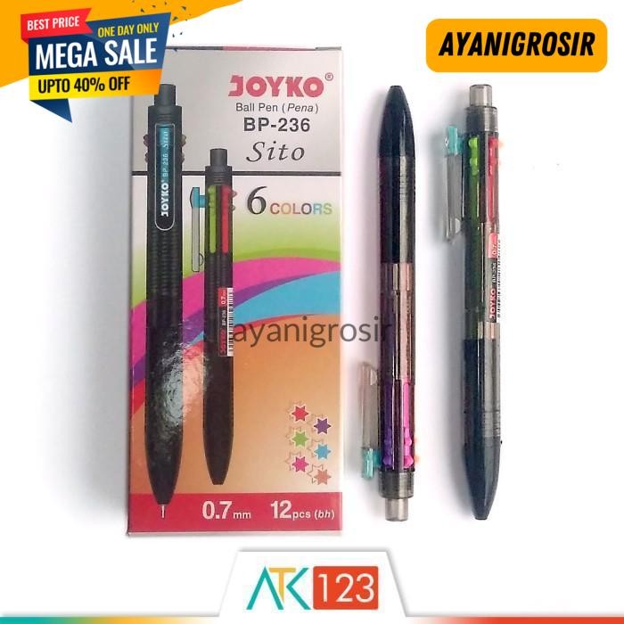

TERHITS PULPEN JOYKO BP-236 SITO 6 WARNA / COLOURS BY AYANI GROSIR !!