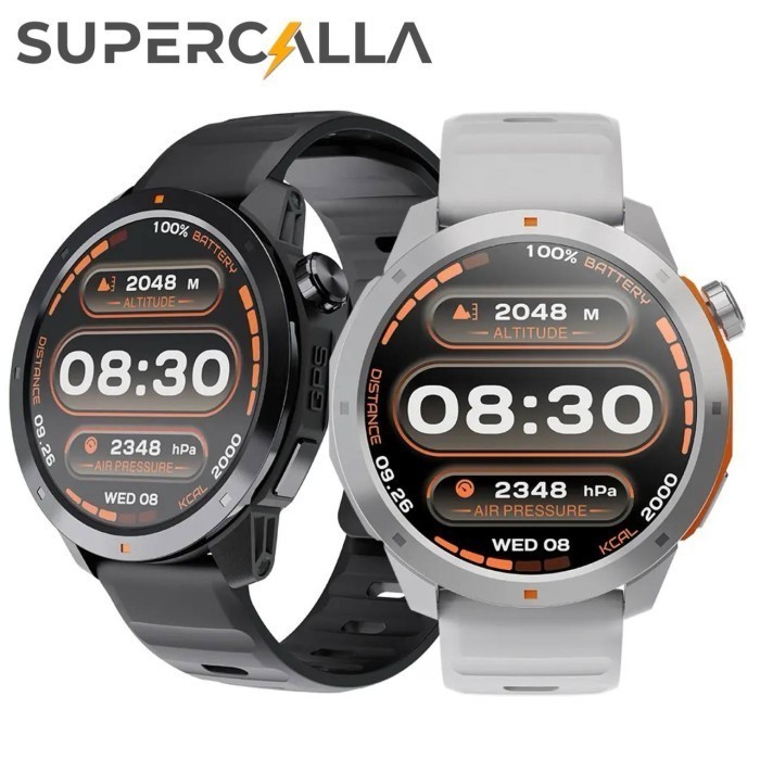 Terlaris Produk Supercalla MG03 GPS Smartwatch BT Call Waterproof Relojes Inteligentes Heart Rate