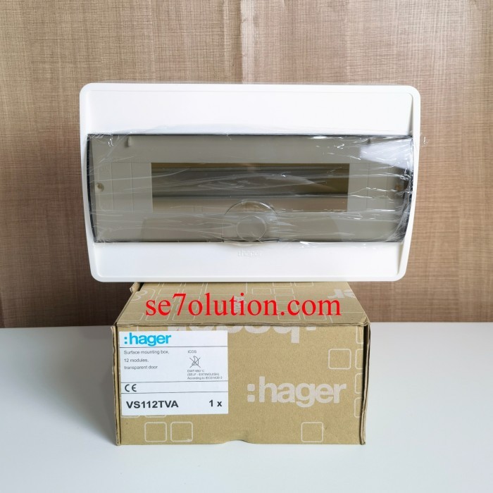 Hager Box MCB 12 Group Outbow (VS112TVA)