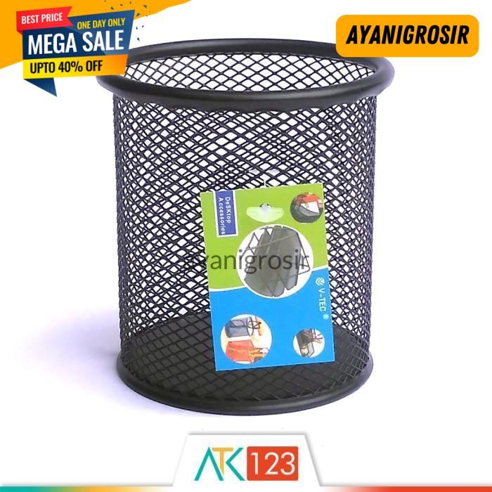 

POPULER DESK SET / ORGANIZER V-TEC PENCIL CUP / PEN HOLDER VT-802 BY AYANI GROSIR !!