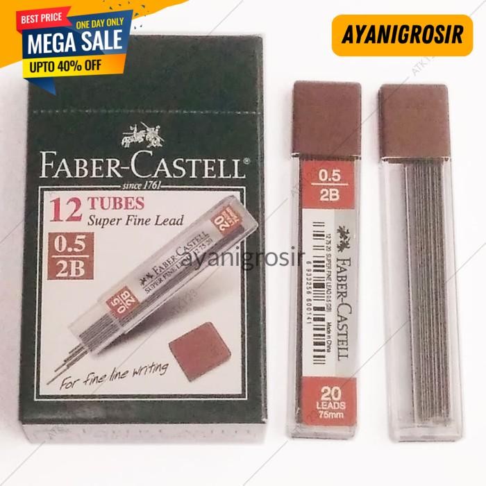 

TERLARIS ISI PENSIL MEKANIK 2B FABER-CASTELL SUPER FINE (0.5 MM) BY AYANI GROSIR !!
