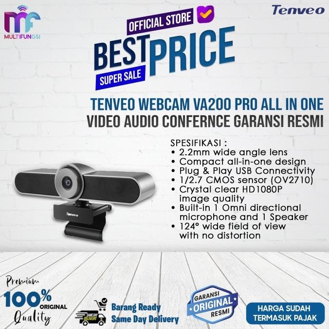 

Tenveo Webcam VA200 Pro All In One Video Audio Confernce Garansi Resmi