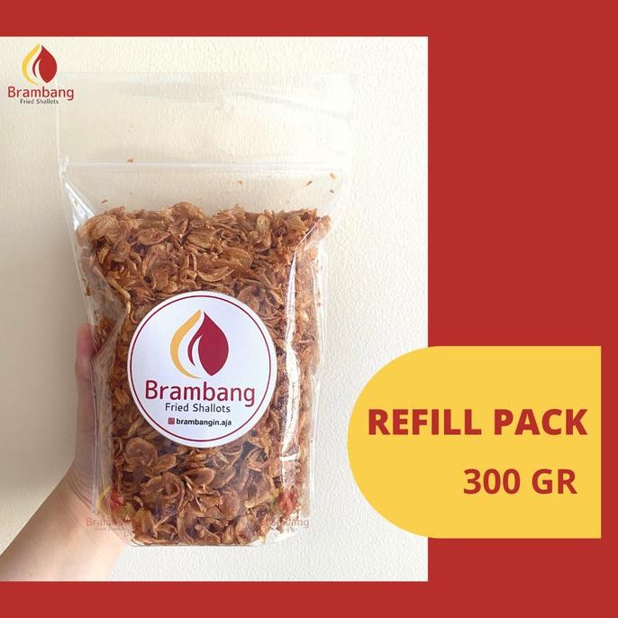 

BRAMBANG Bawang Goreng Premium Refill Pack 300gram SM88