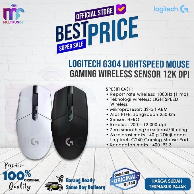 

Logitech G304 Lightspeed Mouse Gaming Wireless Sensor 12K DPI