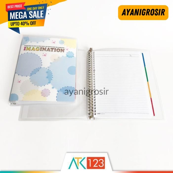 

TERHITS BINDER NOTE / LOOSE LEAF BINDER JOYKO B5 - 26 RING BY AYANI GROSIR !!