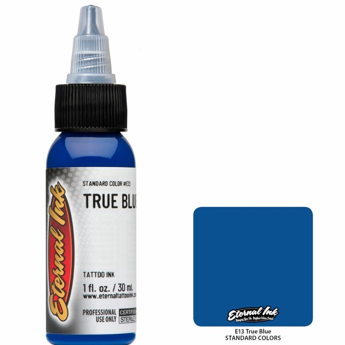 Eternal Tattoo Ink True Blue 1Oz - Tinta Tattoo