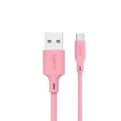 

Loops Cable Candy Series USB A To Type-C 1.2M Kabel Garansi Resmi