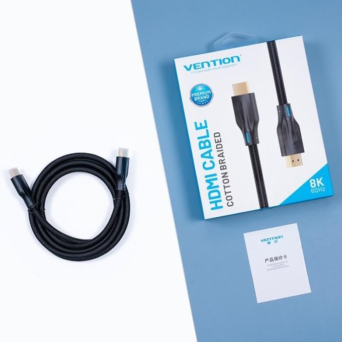 

Vention Cable HDMI AAU 1M/1.5M/2MM/3M/5M Male-to-Male 8K 60Hz Cotton Braided Kabel