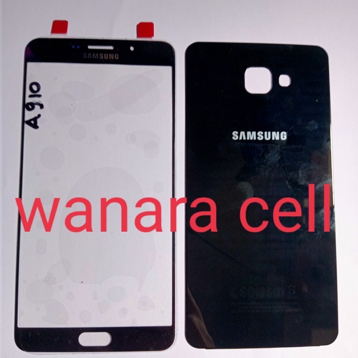 KACA LCD DAN BACKDOOR FULLSET SAMSUNG GALAXY A910 A9 PRO 2016 HITAM