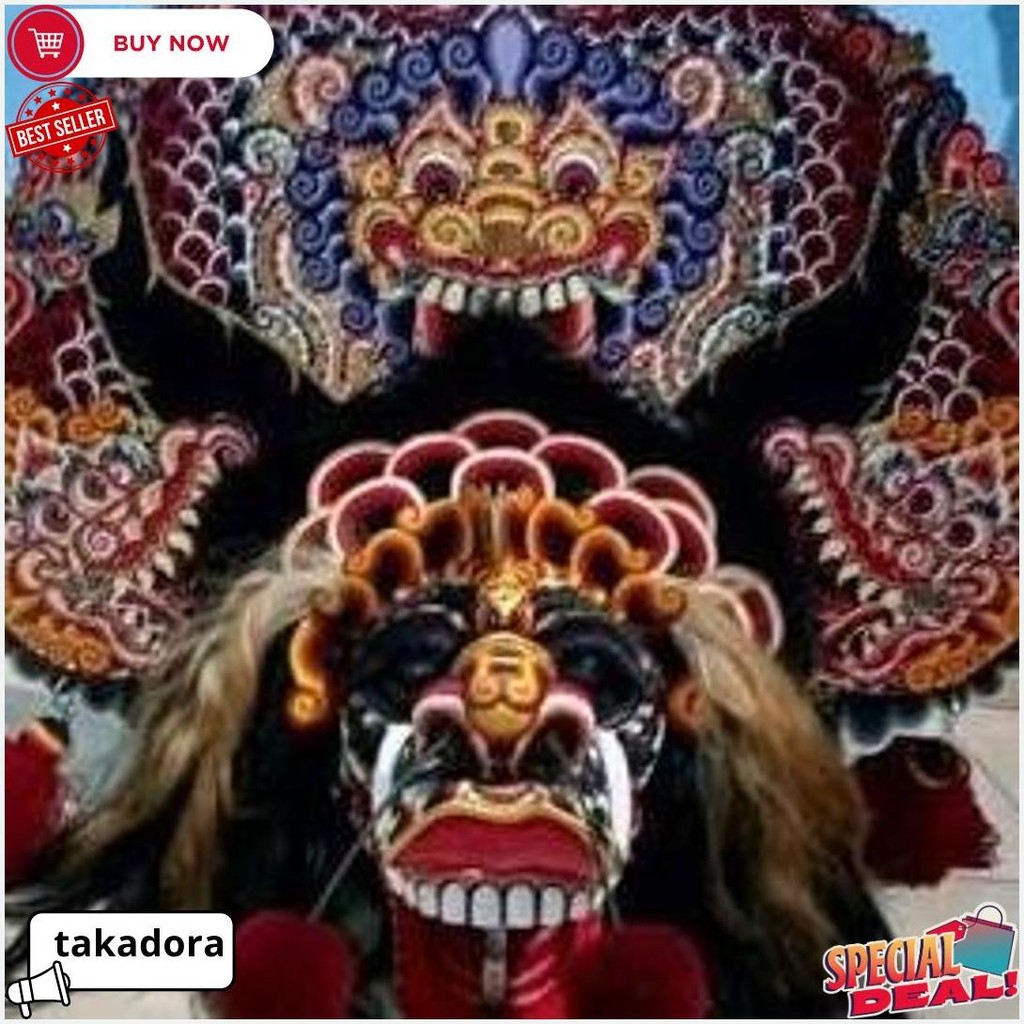 

Bisa Cod Cuci Gudang Barongan Rampak Telon Jamang Cat Air Brush Bonus Kemul Panjang Dan Pentul Tinggal Pakai Ukuran Anak Promo Barongan Plipit Romo Mainan Anak Barongan Anak Sd Brongan Plipit Premium / Barongan Spon Caplok Kain Panjang / Barongan Ponorogo