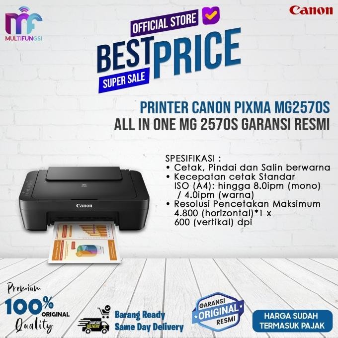 

Printer CANON PIXMA MG2570S All In One MG 2570S
