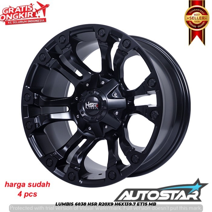 READY STOCK VELG SEMI OFFROAD RING 20 BUAT MOBIL PANTHER HILUX PAJERO