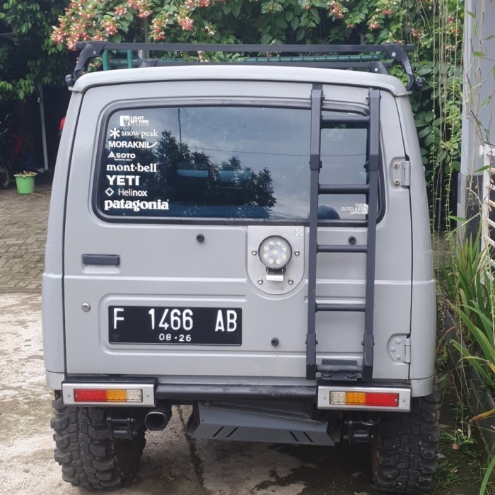 Tangga Roof Rack Belakang Suzuki New Jimny Jb64 Jb74 / Sj410 Katana Murah
