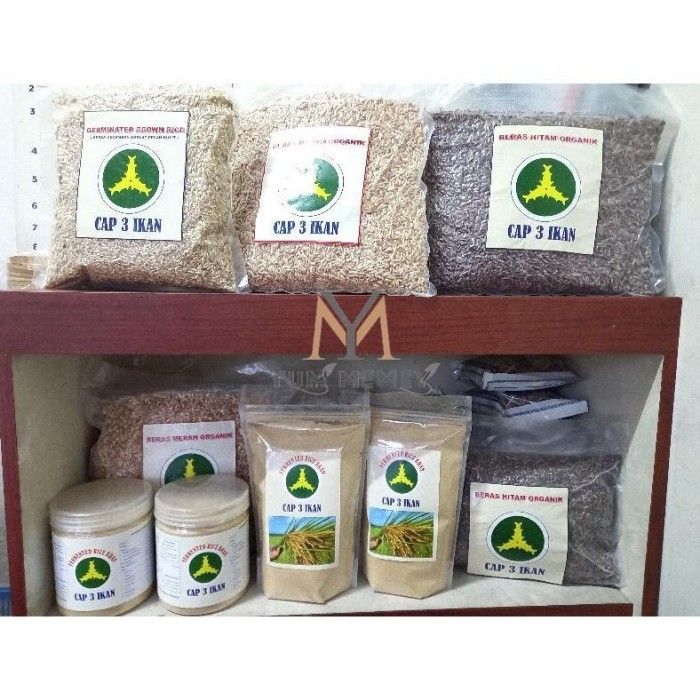 

TERBARU Bekatul / Fermented Rice Bran cap 3 ikan. Kemasan baru 300gram
