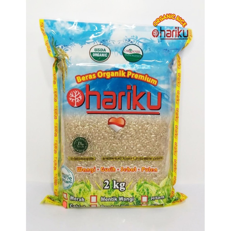 

TERBARU Beras Coklat Organik Hariku 2 kg BISA GRAB!