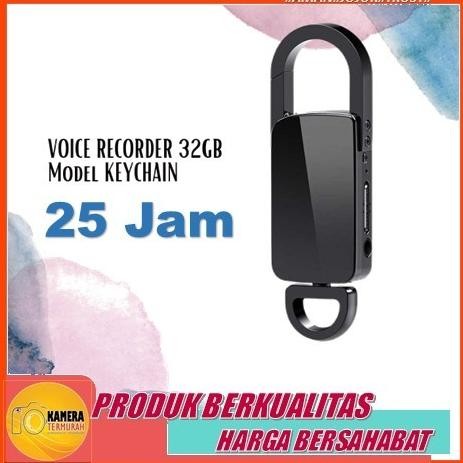 Perekam Suara Dictaphone Audio Digital Voice Recorder 32GB