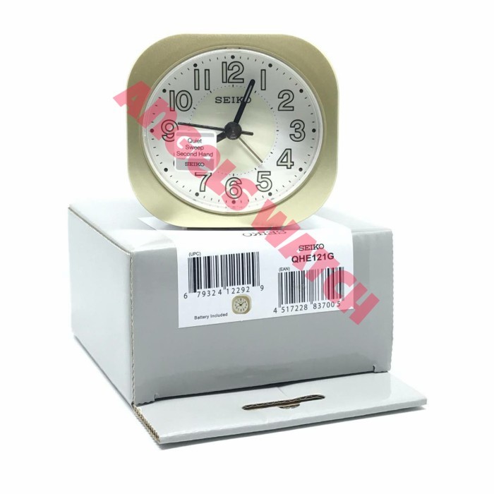 Jam Weker Seiko Qhe121 Original Seiko Jam Alarm Original