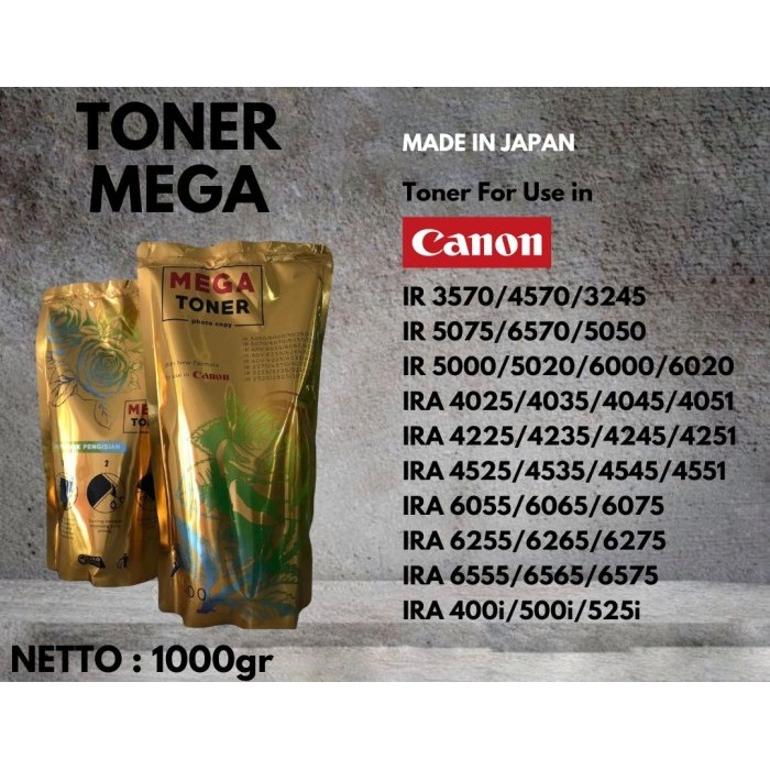 TERBARU TONER MEGA GOLD - Toner / Tinta Fotocopy Canon Original BISA GRAB