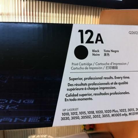 TERBARU toner hp laserjet 12a cartridge Q2612a 1010 1015 1020
