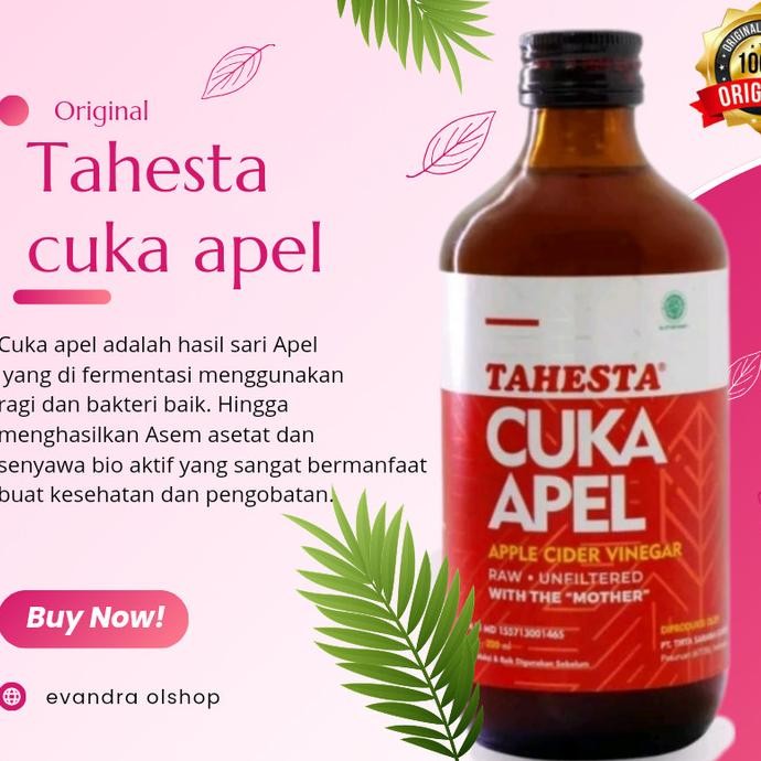 

Cuka Apel Tahesta Original 320ml