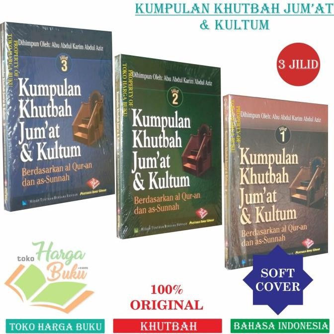 

Paket 3 Buku Kumpulan Khutbah Jumat Dan Kultum Ceramah Tausiyah - PIU